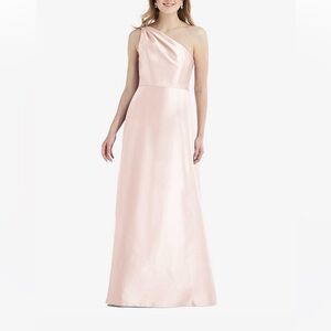 Alfred Sung d821 blush bridesmaids dress